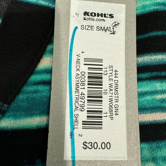 Apt. 9 Striped V-Neck Tank Top Size S New With Tags - Picture 14 of 16